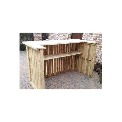 Bar en bois Brut Pliant